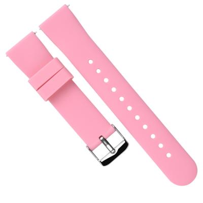 China Watch Band Silicone Rubber Quick Release Rubber Watch Strap for sale