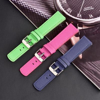 China Luxury Brand High Quality Leather Watch Straps Leather Watchbands Custom Made Smart Watch Strap Leather for sale