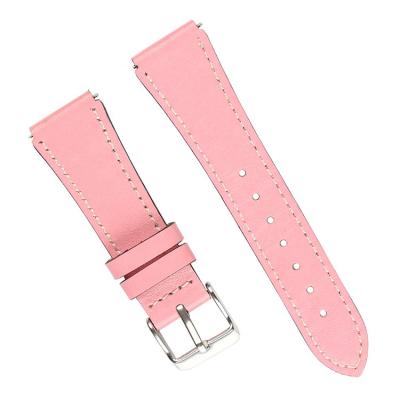 China Durable High Quality Leather Watchbands Watch Band Handmade Vintage Leather 22mm Leather Watch Strap for sale