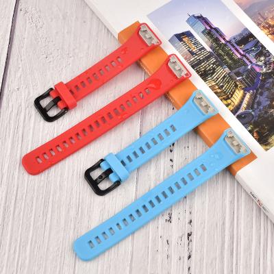 China Silicone Watch Band Rubber Strap Sport Silicone Watch Band Rubber Replacement For Huawei Band 6 Strap for sale