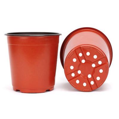 China Double Color Nursery Flower Pot 90 100 110 120 130 140 150 160 170 180 190 210 220 230 240mm Factory Wholesale Reusable Cheap Plastic for sale