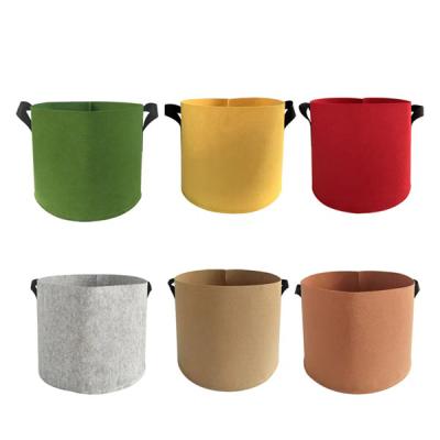 China Used For Planting Vegetables 10 Gallon Garden Grow Bags For Flowering Vegetable Aeration Planting Pot Container Planter Pouch With Handles for sale