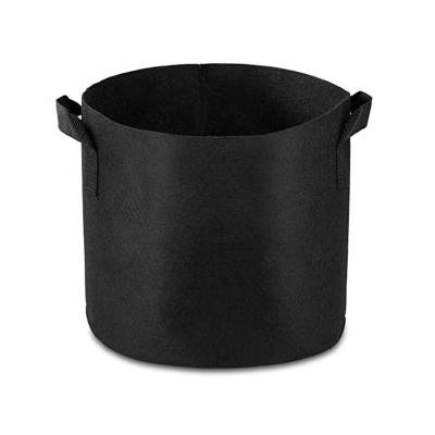 China Used for planting vegetables 100/200/300/400 gallon garden planting bag/felt thickened non-woven fabric planting bag with 4 handles for sale