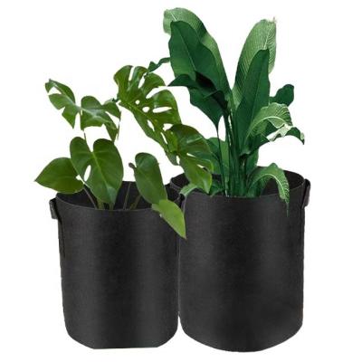 China Used For Planting Vegetables Wholesale 1-400 Gallon All Size Planting Bag Thickened Non-woven Vegetable Sapling Nursery Potted Plant Bag for sale