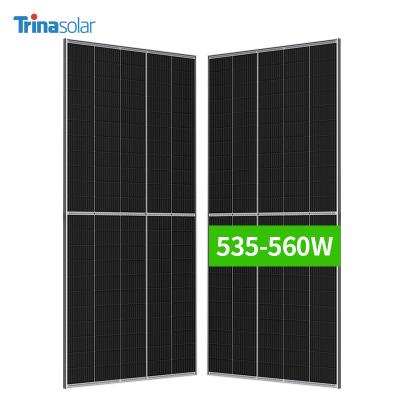 China Solar Power System LONGi/Jinko/Trina/JA/Q-Cell 400W 410W 500W 545W 550W 560W Solar Panel Monofacial Solar System Full Black Solar Panels for sale