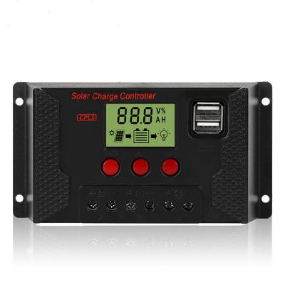 China Charger Controller Codi Solar 10A 20A 30A PWM Solar Charge Controller for 12V 24V Solar System for sale