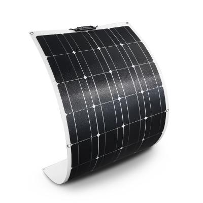 China PET+EVA+TPT+ETFE+White Codi Energy 100W ETFE Flexible Solar Panel Monocrystalline Bendable Off-Grid Solar Charger for Marine RV Cabin for sale