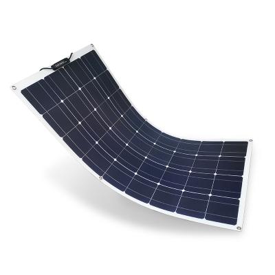 China PET+EVA+TPT+ETFE+White Codi Energy Flexible Solar Panel 100 Watt Monocrystalline Semi-Flexible Bendable Mono Off-Grid Charger For Car for sale