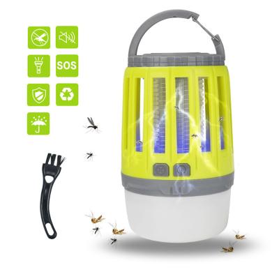 China Hot Sale Electric Portable Outdoor Mosquito Killer Lamp Tent Sports Stadiums USB Rechargeable Mosquito Zapper Lantern for sale