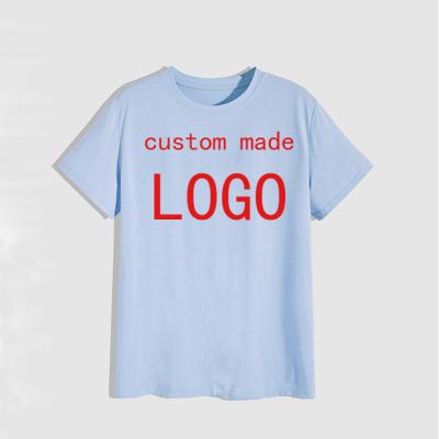 China Customizable Printing Men's Clothing Cotton T-shirt Streetwear LOGO T-shirts Anti-Wrinkle Raffic Plain Tops Shirt for sale