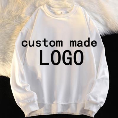 China Customizable Men's Anti-Shrink Apparel Direct OEM Factory Designs LOGO Crewneck Sweater Plus Size Sweatshirt Plain Sweatshirt for sale