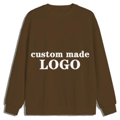 China Wholesale Anti-Shrink Customize Patterns OEM Logo Mens Long Sleeve Cotton Crewneck Pullover High Quality Custom Sweatshirt for sale