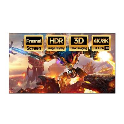 China Frame IN&VI High-Quality Customized 92 Inch 4k 8k HDR Edge Free ALR Projector Screen Fixed Frame ALR Ust  Projector Screen for sale