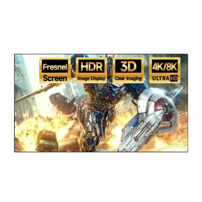 China Frame IN&VI 2023 New Customized 4k 8k HDR 2.0 Gain 90% ALR Projector Screen 100 inch Fixed Frame Fresnel UST Projector Screen for sale