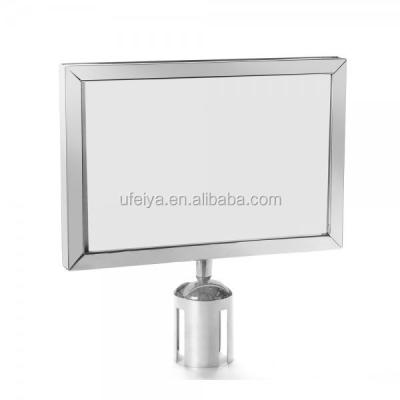 China Supermaket Customized Logo Horizontal Sign Frame Holders For Sale for sale