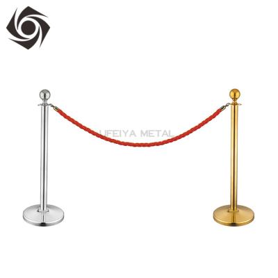 China 304 High Quality 1 Meter Stainless Steel 201# Size Queue Barriers Rope Steel Fences For Customized for sale