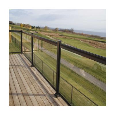 China Modern Hot Selling Aluminum Modern Balcony Railing Balcony Porch Barrier Metal Fence Designs for sale