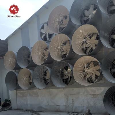 China Farms Poultry Houses Ventilation Fan And Paper Cooling Pads for sale