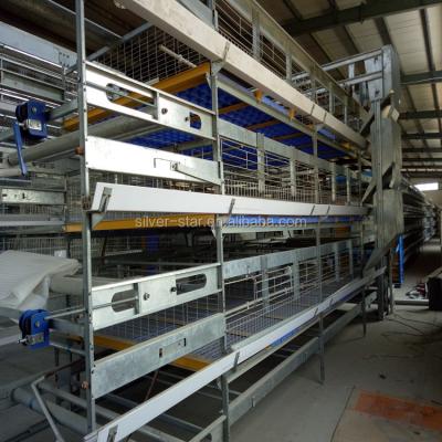 China Automatic chicken cage poultry farm H type automatic chicken cages for broilers for sale for sale