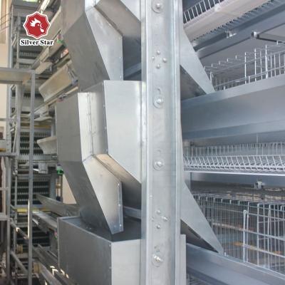 China Complete Automatic Layer Chicken Chicken Use H Type Automatic Cage for sale