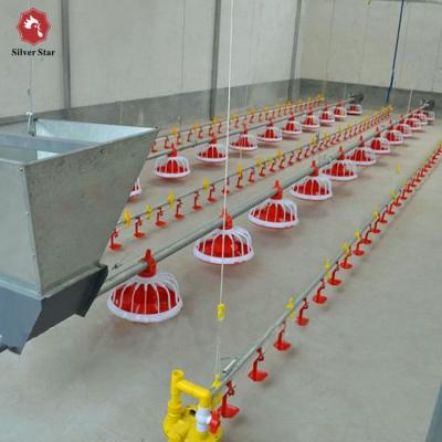 China Automatic Farms Poultry Feeding Equipments Chicken Broiler Floor / Grounding System for sale