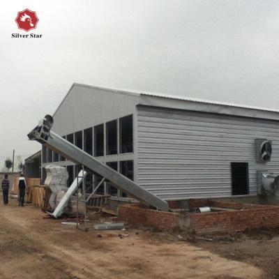 China Hotel Construction Chicken House Low Cost Steel Poultry Shed Price for sale