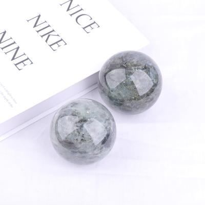 China China natural labradorite sphere shape raw stone processing polishing crystal sphere for decoration for sale