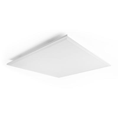 China Aluminum profile+PMMA cover aluminum flat panel 600600 flat panel light bottom desk integrated ceiling gusset light directly illuminated for sale