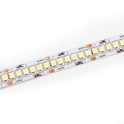 China Plastic+Copper Factory Direct Sale IP20 24V 10mmPCB High CRI Ra90 240LED 2835 LED Strip for sale