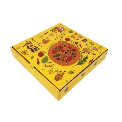 China Herolion optical printing custom size biodegradable food packaging pizza boxes for sale