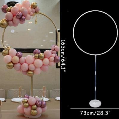 China Gift Toy Baby Shower Party Supplies Round Balloon Stand Column with Arch for Wedding Decoration Backdrop Balloon Props for sale