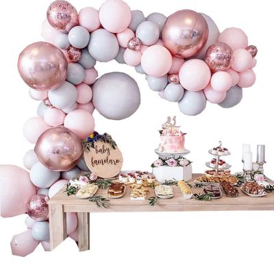 China Metal Globos Garland Arch Kit Party Foil Macaron Birthday Balloon Kids Adults Decor Toy Baby Shower Birthday Party Gift for sale