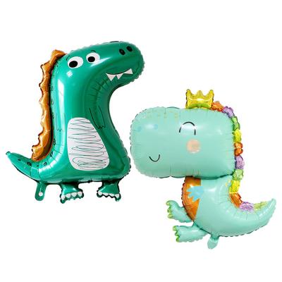 China Gift Toy Dinosaur Foil Balloon Birthday Party Decoration NEW Kids Toy Inflate Helium Balloon Zoo Theme Animal Air Globos for sale