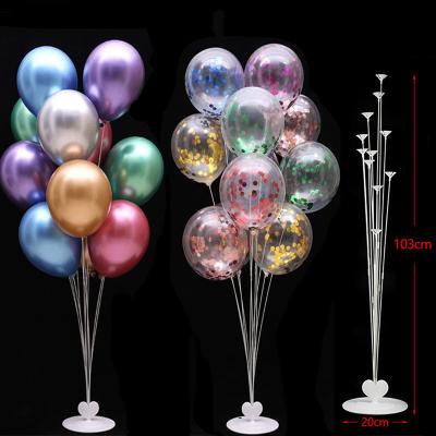 China Brithday /WeedingParty Decor/Gifts Balloon Stand 100cm Wedding Decoration Happy Birthday Party Balloon Stick Holder Props Festival Globos for sale