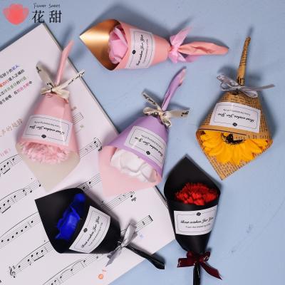 China Give someone a practical gift gift hot-selling mother's day mini soap flower bouquet border Valentine's Day gift for sale