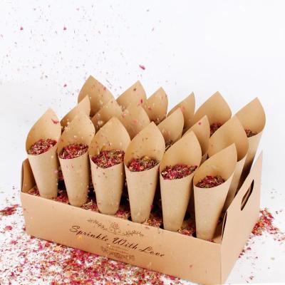 China Wedding Party Event Decoration Wedding Tray Confetti Cone Wedding Paper Cones Wedding Wrapping Paper Confetti Stand Party Decoration for sale