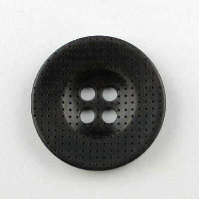 China Black dry cleaning laser effect corozo men suit button with 4 holes for sale