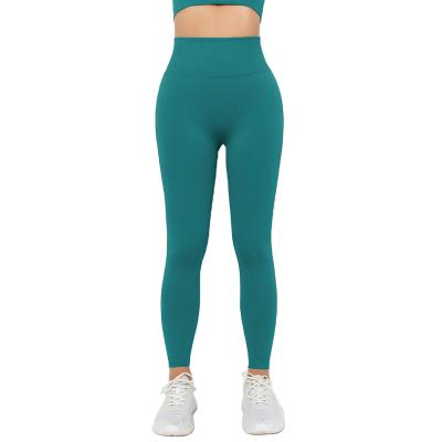 China 2022 Hot Fitness Gym Tights Yoga Legging Sports Compression Sale Pants Women Breathable Seamless Gaiters for sale