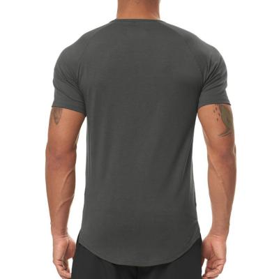 China Custom Made High Quality Breathable Slim Fit Breathable Sports Summer Gym Men's Gym T-shirt Blank T-shirt for sale