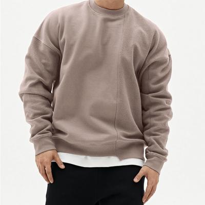 China Contton Men's Long Sleeve Anti-pilling Pullover Solid Blank Polyester Crewneck Sweatshirt for sale