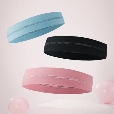 China Friendly Material Factory Wholesale Hair Accessories Dance Biker Wide Headband Yoga Sports Head Band Elastic for sale