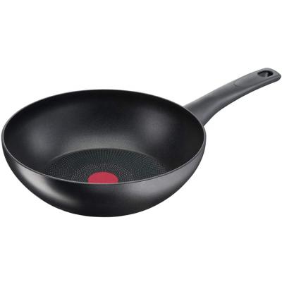 China Durable Nonstick Aluminum Electric Frying Wok Pan Pressed Wok Bakelite Marble Coating Handle With Marble for sale