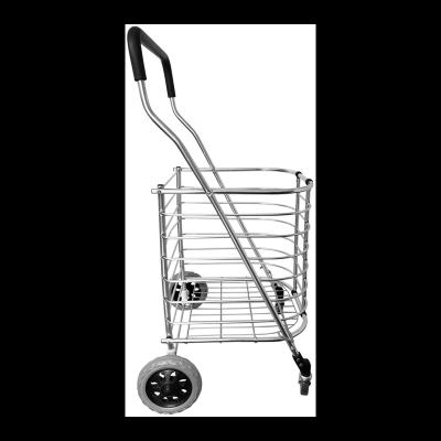 China Popular Collapsible Supermarket Aluminum Alloy Collapsible Trolleys Folding Shopping Trolley Collapsible Trolleys for sale