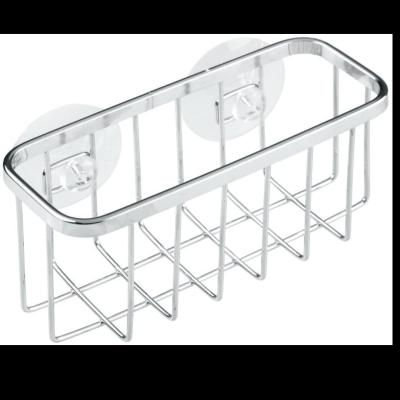 China Metal Pot Pan Organizer Iron Wire Storage Racks and Racks Kitchen Dish Sponge Rack Viable Steel Basket for sale