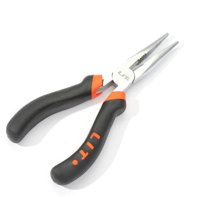 China Cutting LIT TOOLS Wholesale 6inch  TPR PP handle CRV or Carbon Steel Multifunction Combination Needle Long Nose Plier for sale