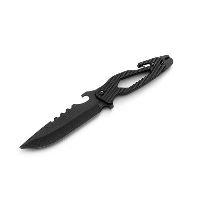 China Universal Fixed Blade Knife Camping Knife S018B Stainless Steel Survival Integral Hunting Knife With POM Handle for sale