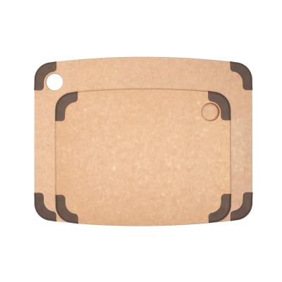 China Wood Viable Eco-friendly Non-slip Cutting Fiber Cutting Board Series Chopper for sale