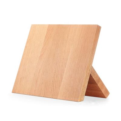 China Sustainable High Quality OEM Wood Or Bamboo Magnetic Knife Holder Block for sale