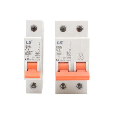 China LS-BKN Miniature Circuit Breaker LS-BKN 1/2/3/4P 6A-63A Molded Case Circuit Breaker LS-BKN for sale