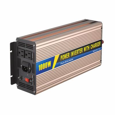 China Wholesale High Frequency Pure Sine Wave Multiple Safety Protection Inverter Charging Type 1000A-121 for sale